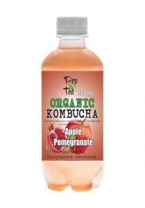 Organic Kombucha Tea - Pomegranate & Apple