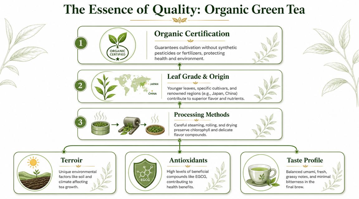 What Really Defines Quality in Organic Green Tea